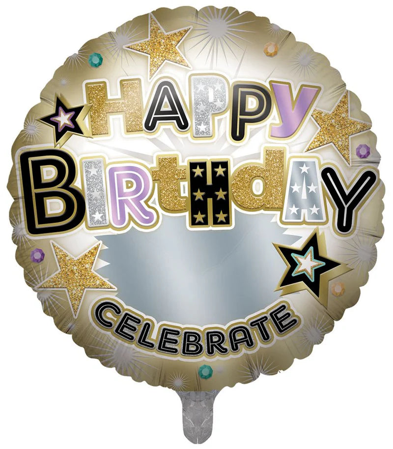 Happy Birthday Personalised Foil Balloon - 31"