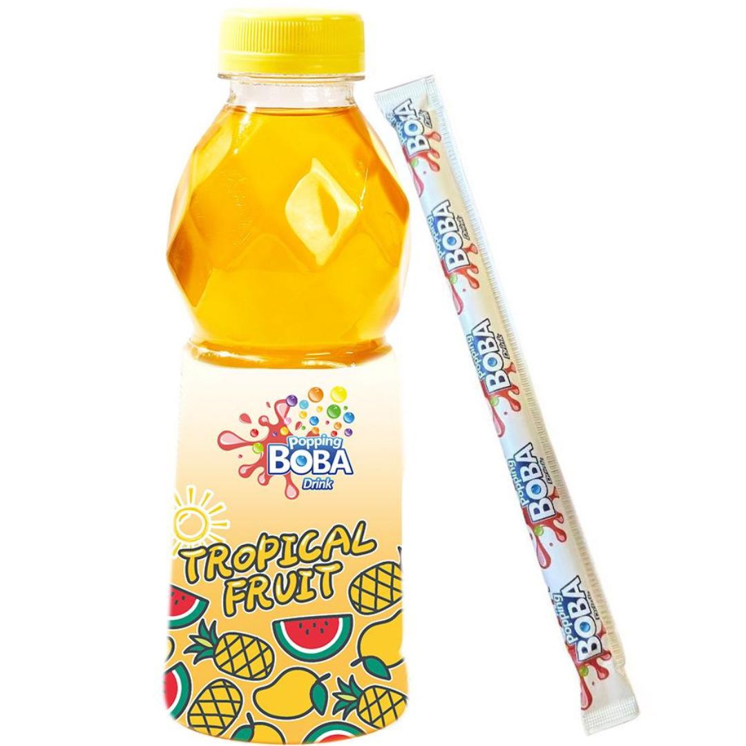 Popping Boba Drink Tropical Fruits - 500ml