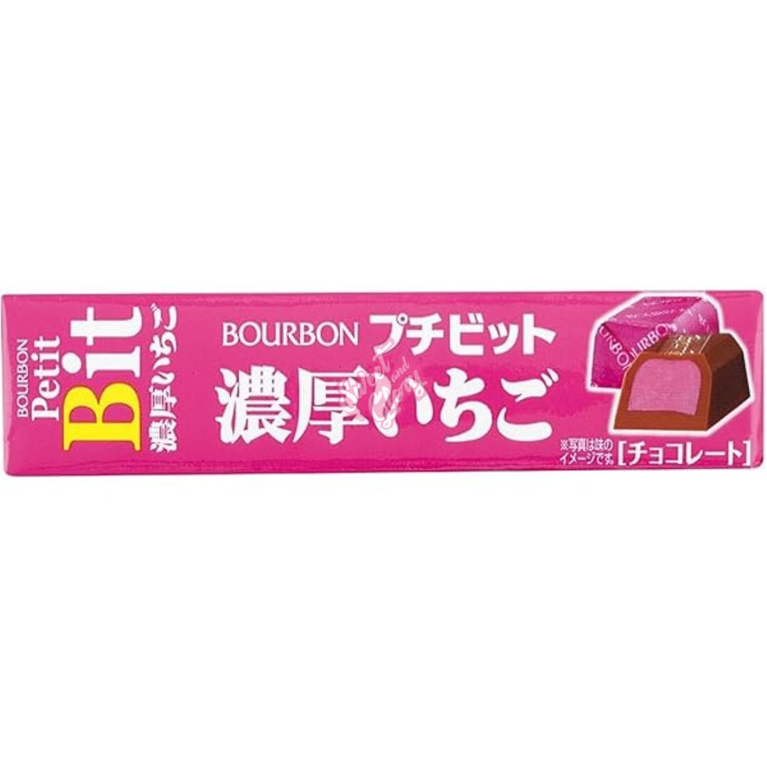 Bourbon Petit Bit Strawberry Milk Chocolate (Japan) - 49g