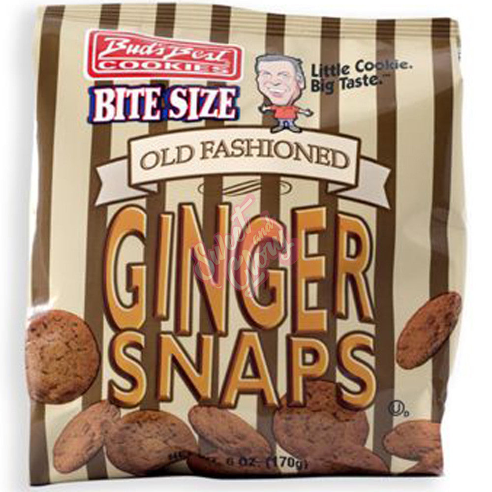 Buds Best Bite Size Ginger Snaps - 170g