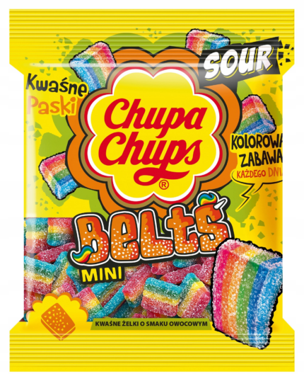 Chupa Chups Mini Sour Tubes Bag - 120g