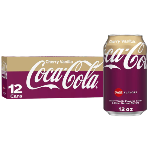Coca Cola Cherry Vanilla - 355ml Case of 12