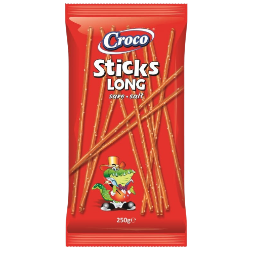 Croco Long Sticks Salted - 250g