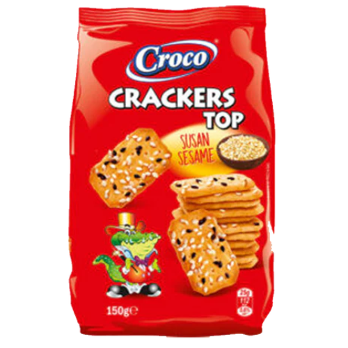 Croco Top Sesame Crackers - 150g