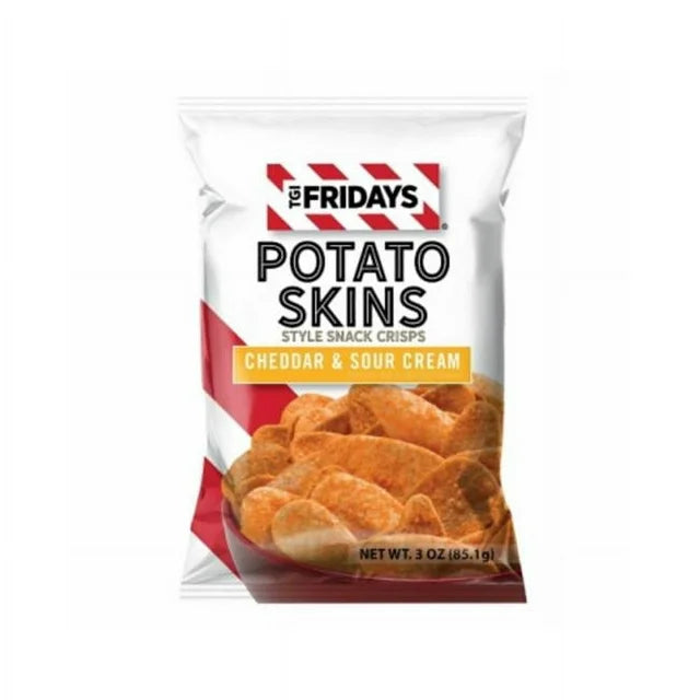 TGI Fridays Cheddar & Sour Cream Potato Skins - 85g