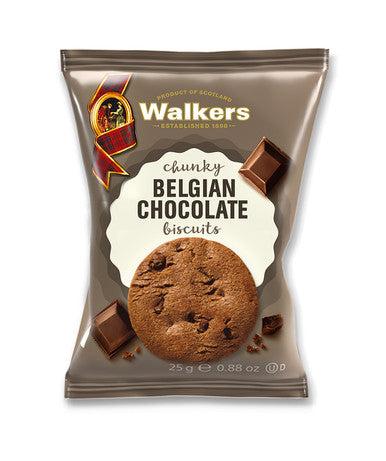 Walkers Belgian Chocolate Biscuits - 25g