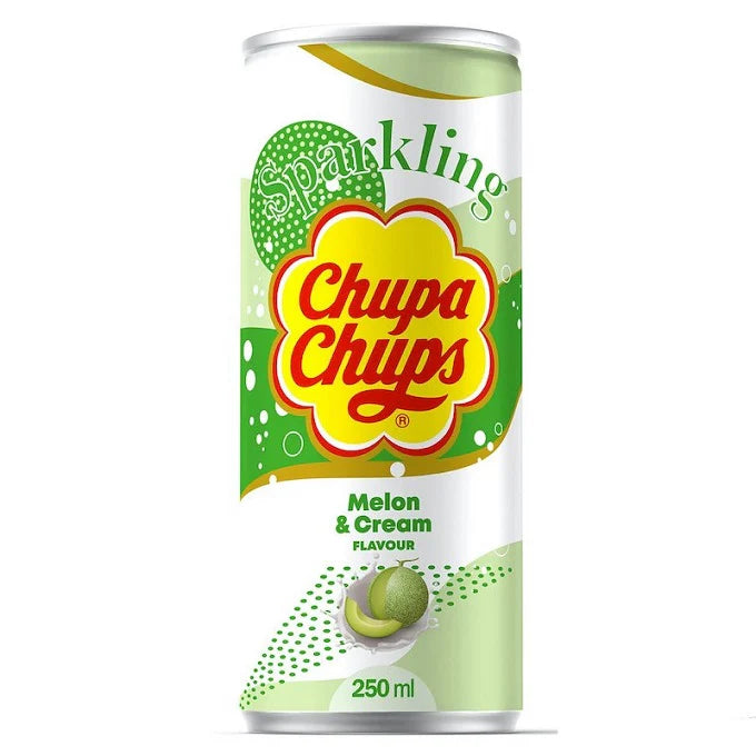 Chupa Chups Sparkling Melon & Cream - 250ml