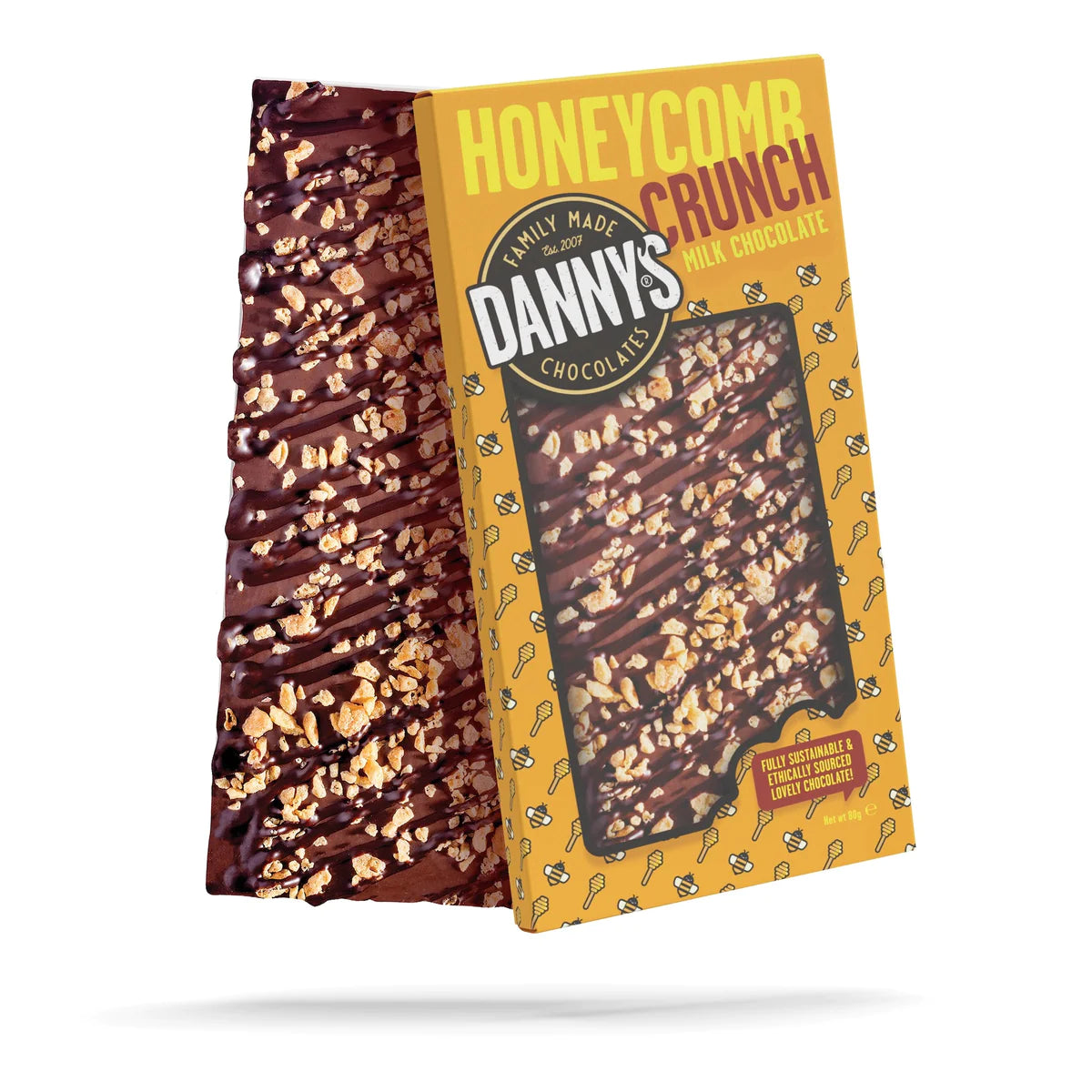 Dannys Honeycomb Crunch - 80g - Greens Essentials