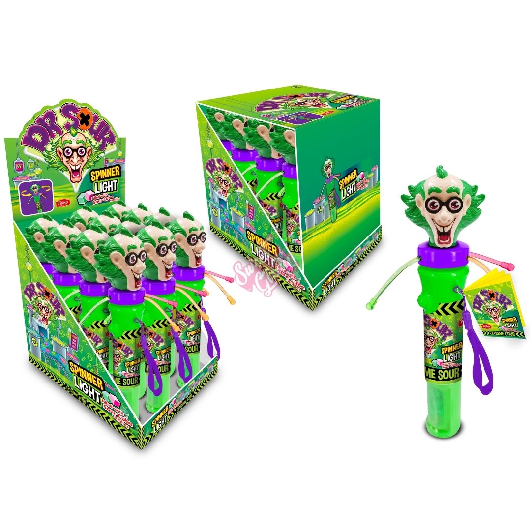 Dr Sour Spinner with LED Light - 6g - Greens Essentials