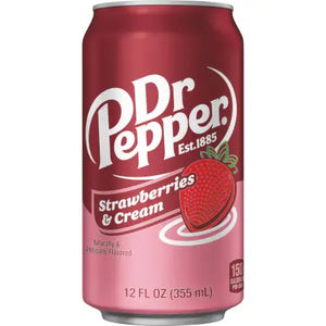 Dr. Pepper Strawberry & Cream - 355ml - Greens Essentials