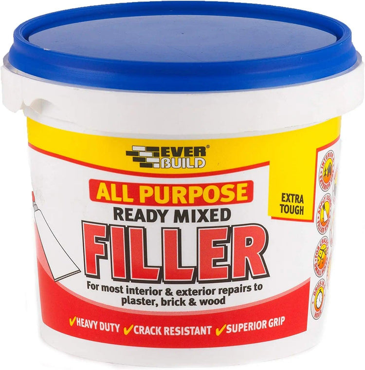 Everbuild All Purpose Ready Mixed Filler White - 1 kg - Greens Essentials
