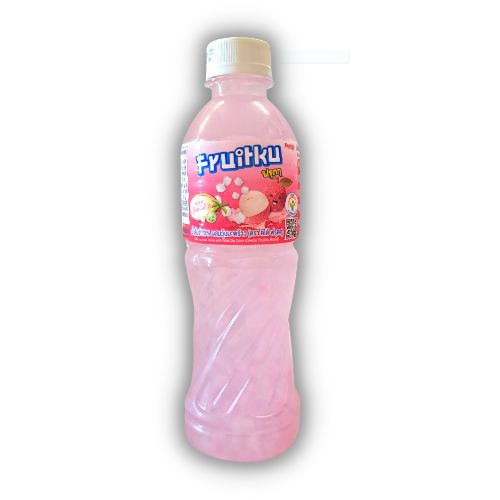 Fruitku Lychee with Nata de Coco (Thailand) - 350ml