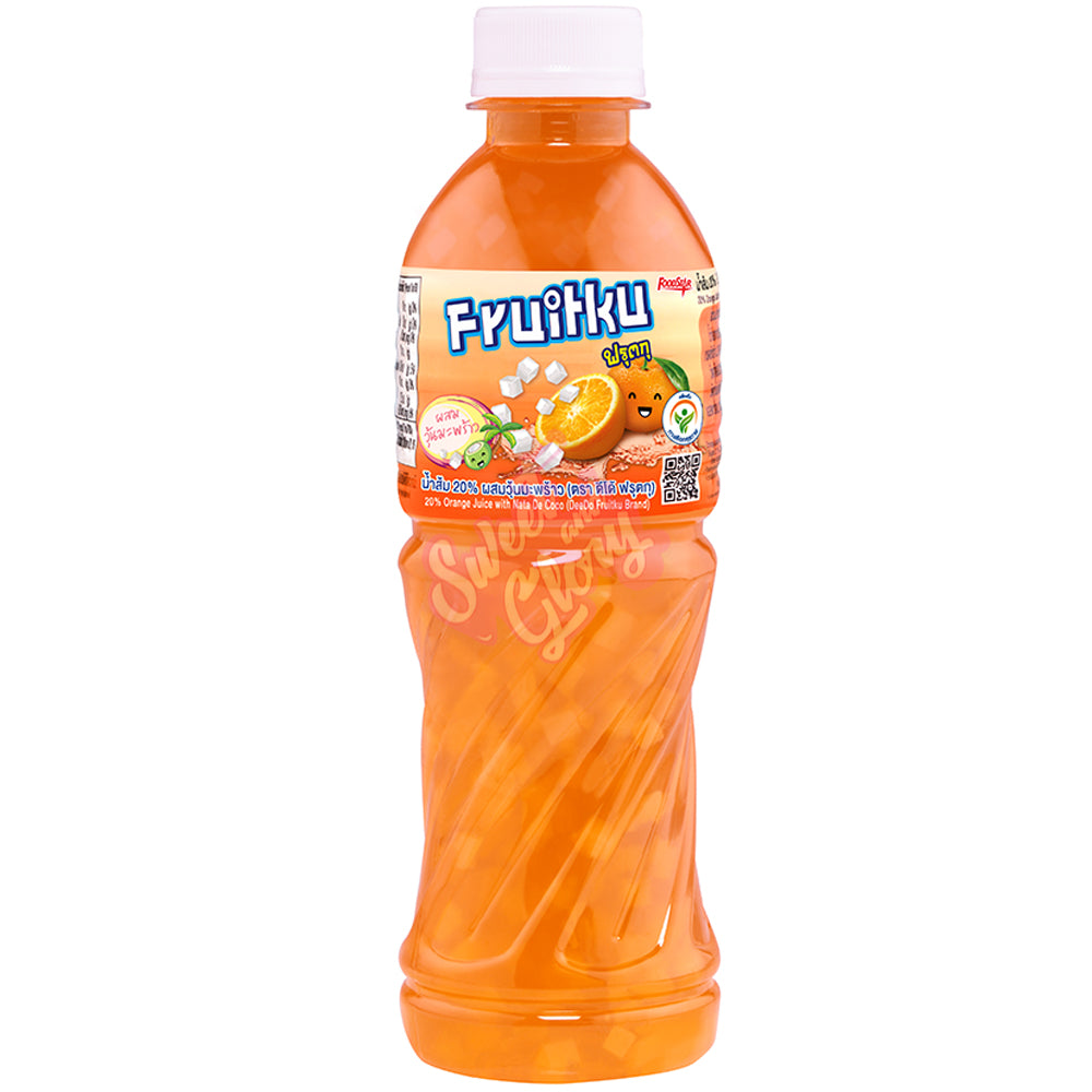 Fruitku Orange with Nata de Coco - 350ml