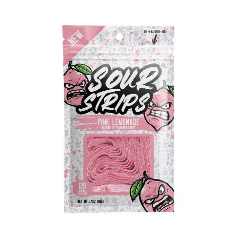 Sour Strips Pink Lemonade - 96g
