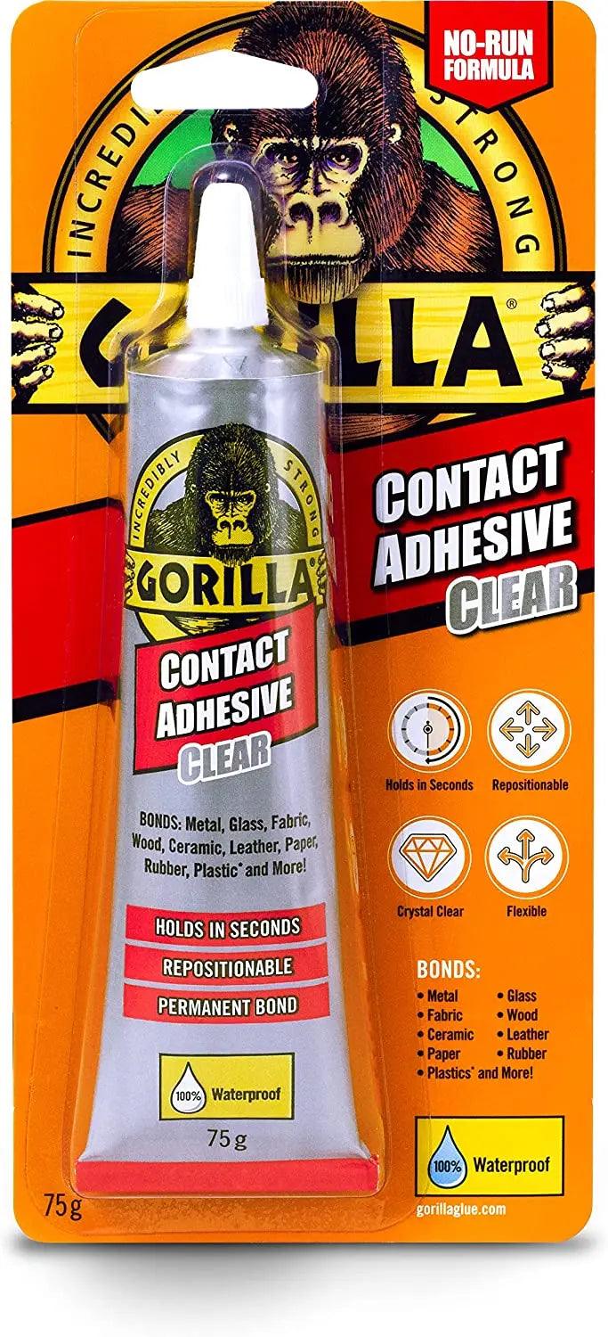 Gorilla Contact Adhesive - Clear - 75g - Greens Essentials