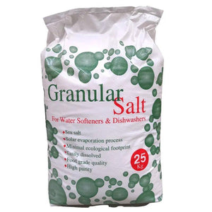 Granular salt tablets for water softener 25kg - Greens Essentials