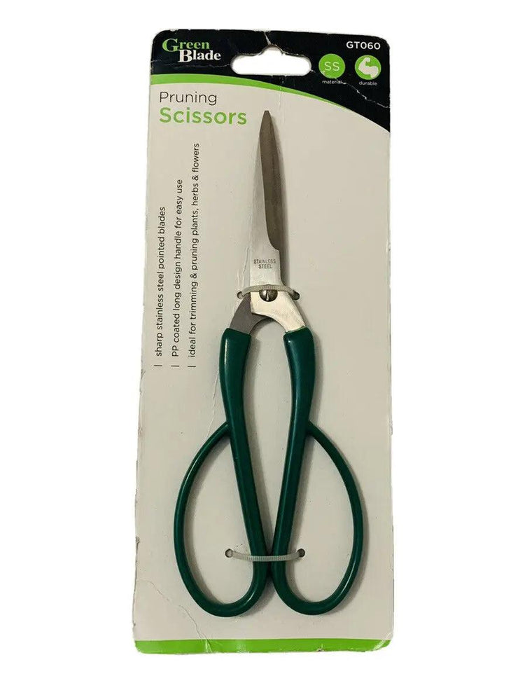 Green Blade Stainless Steel Pruning Scissors - Greens Essentials