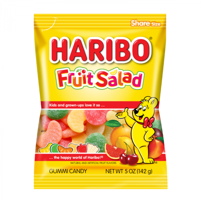 Haribo Fruit Salad Peg Bag - 142g