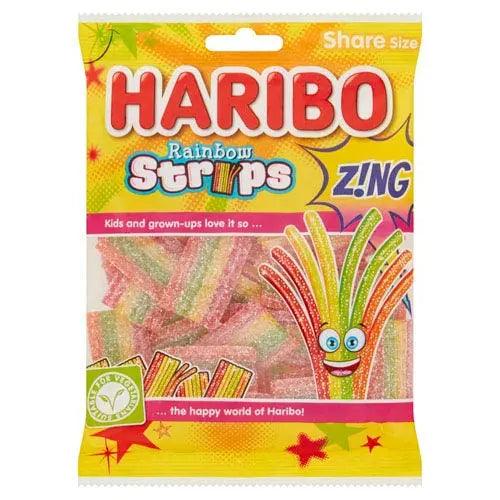 Haribo Rainbow Strips Zing - 130g - Greens Essentials