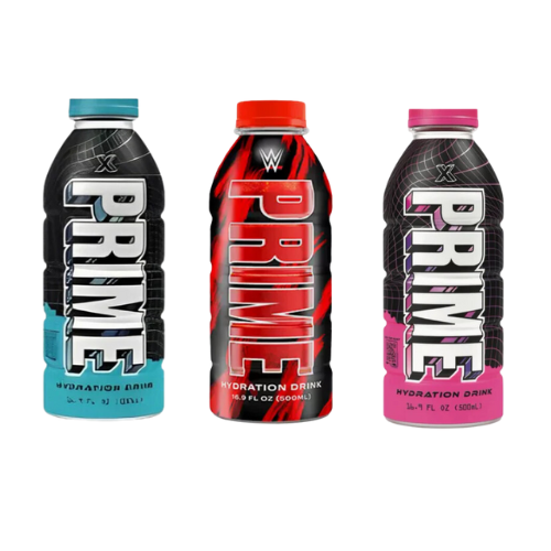 Prime Hydration WWE Limited Edition x Blue 'X' Edition x Pink 'X' Edition - Pre Order