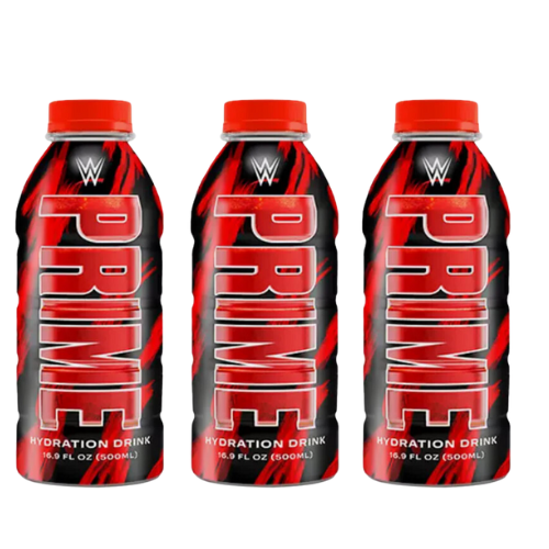 Prime Hydration WWE Limited Edition - 500ml - Triple Pack - Pre Order