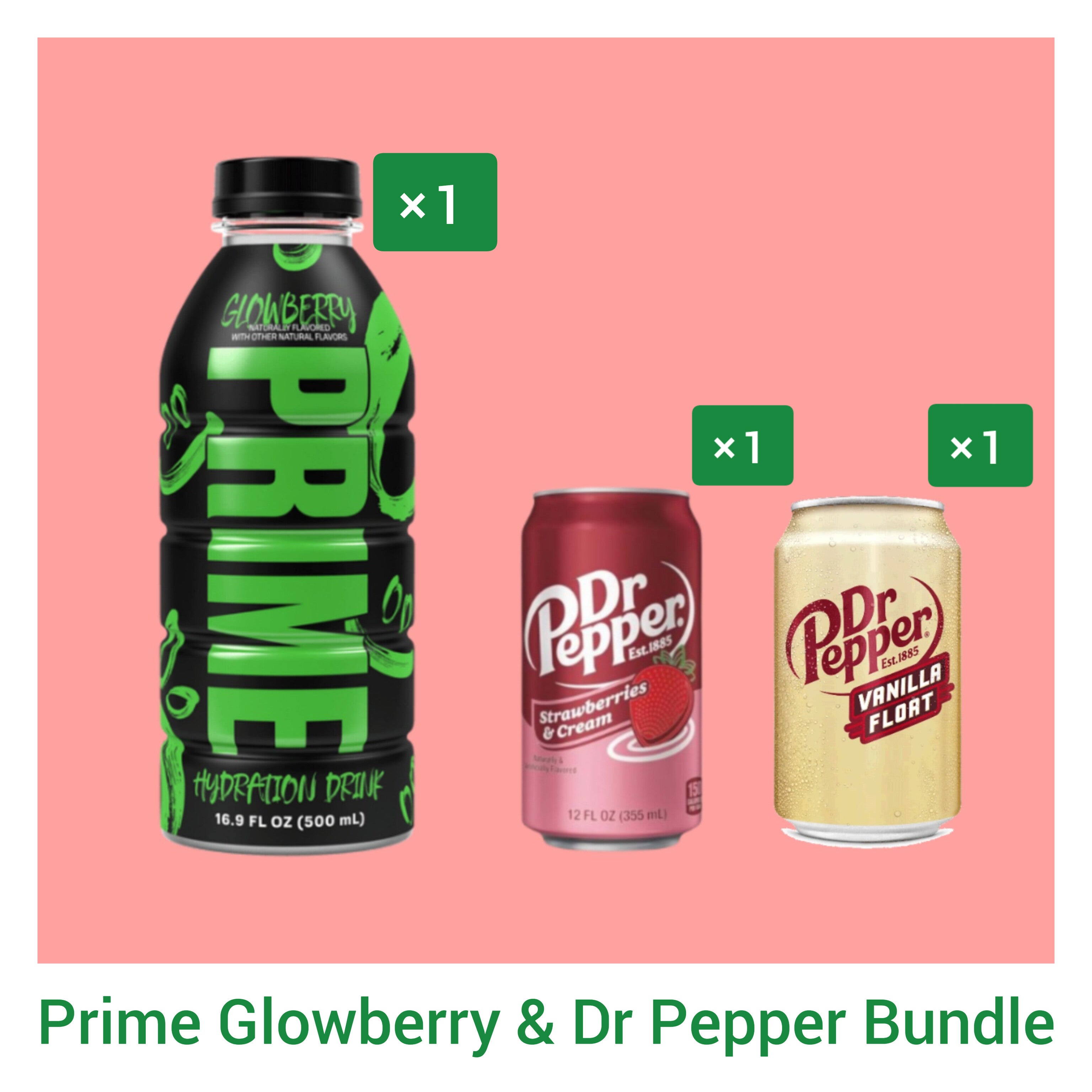Prime Glowberry x Dr.Pepper Bundle