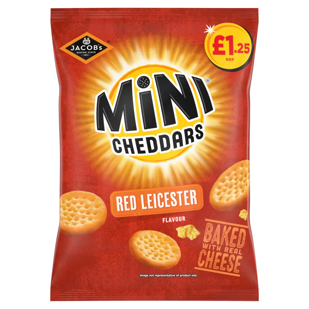 Jacob's Mini Cheddars Red Leicester - 90g