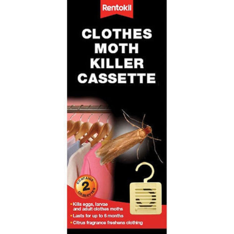 Rentokill Clothes Moth Killer Cassette - Pack of 2