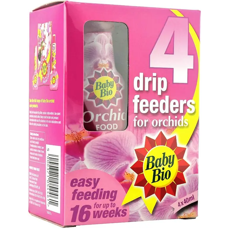 Baby Bio Orchid Drip Feeders 40ml- Pack of 4