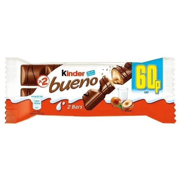 Kinder Bueno Milk and Hazelnuts - 43g - Greens Essentials
