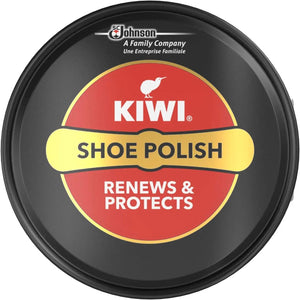 Kiwi Shoe Polish Tin - Black - 50ml - Greens Essentials
