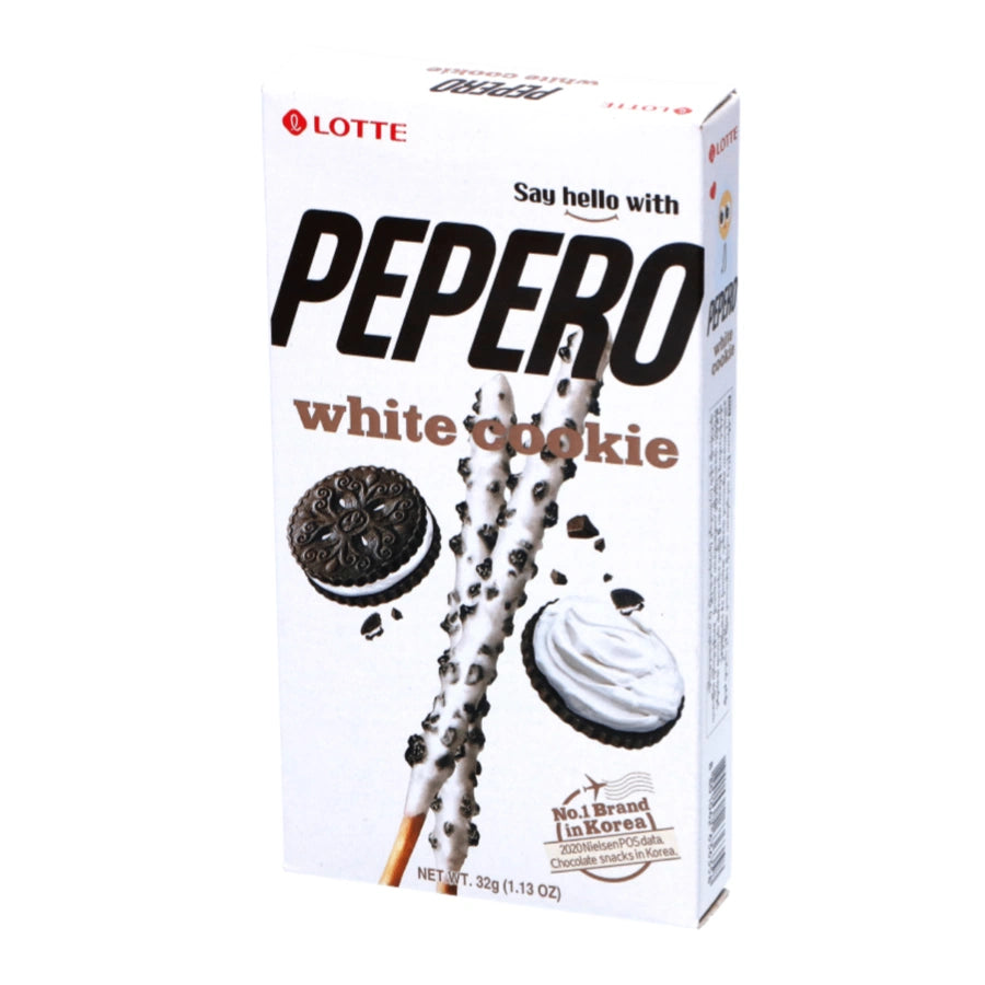 Lotte Pepero White Cookie Sticks - 32g