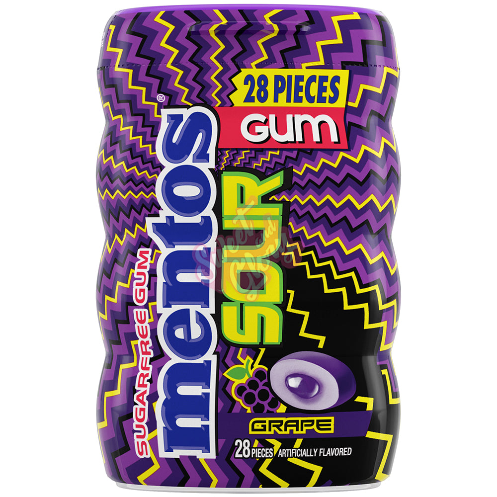 Mentos Gum Sour Grape - 56g