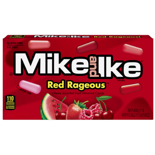 Mike & Ike Theater Red Rageous - 120g