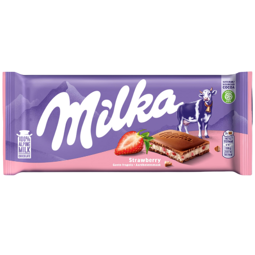 Milka Strawberry - 100g