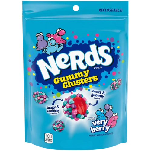 Nerds Very Berry Gummy Clusters Theatre - 85g