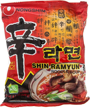 Nongshim Shin Ramyun Gourmet Spicy Noodle Soup - Greens Essentials