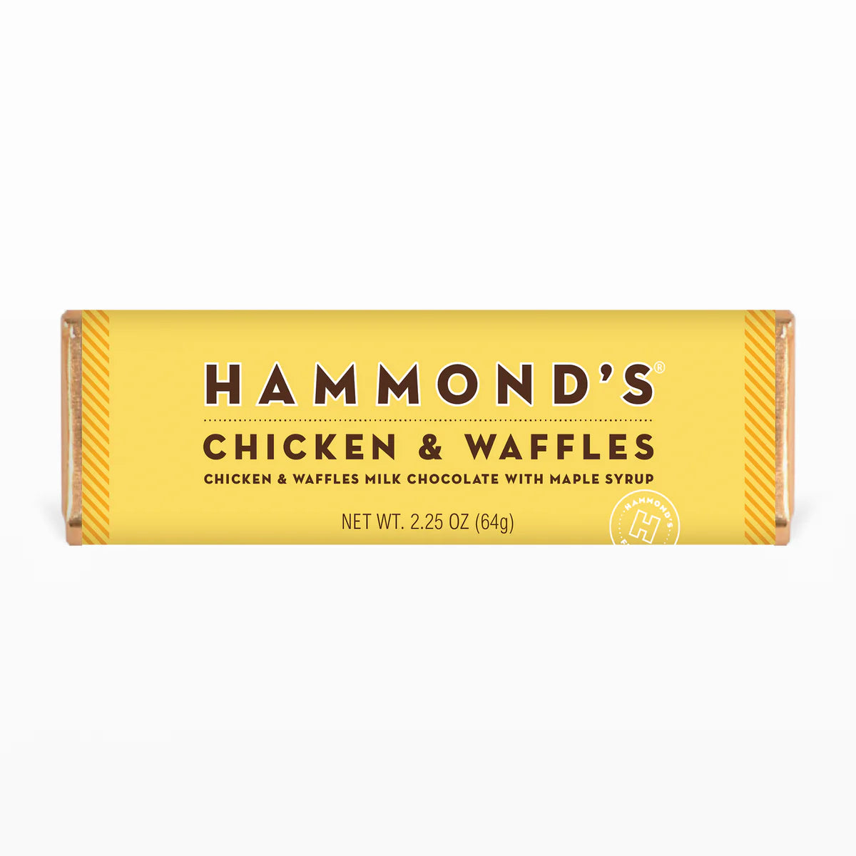 Hammond's Chicken & Waffles Milk Chocolate Bar - 64g