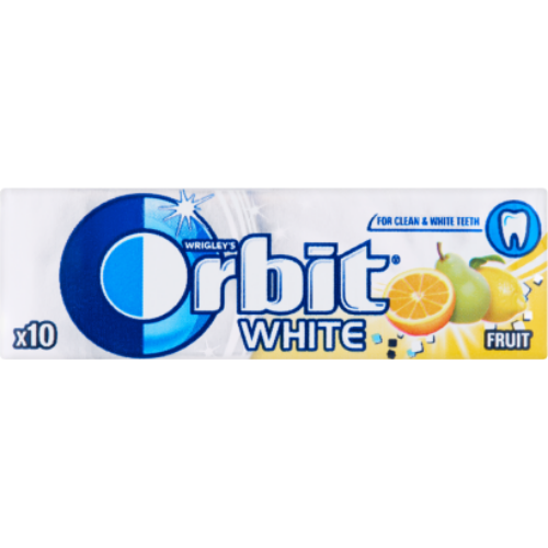 Orbit White Fruit Drops - 14g
