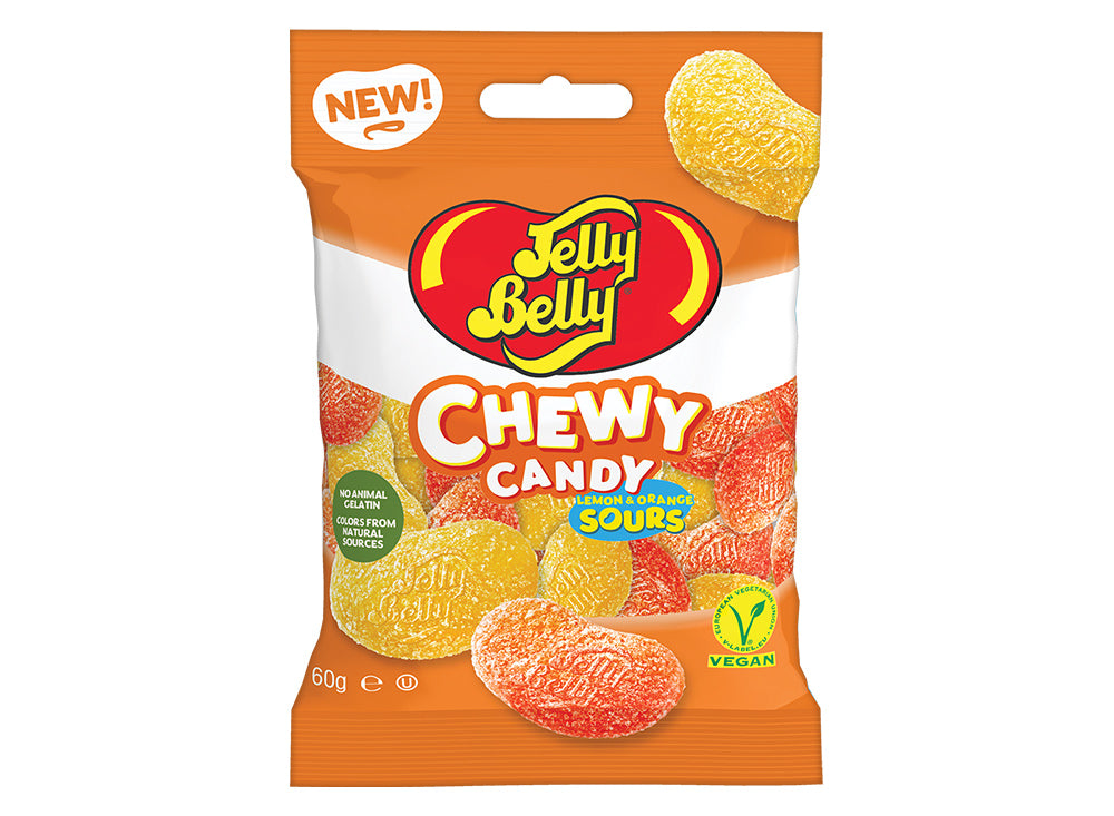 Jelly Belly Lemon & Orange Sours Chewy Candy - 60g