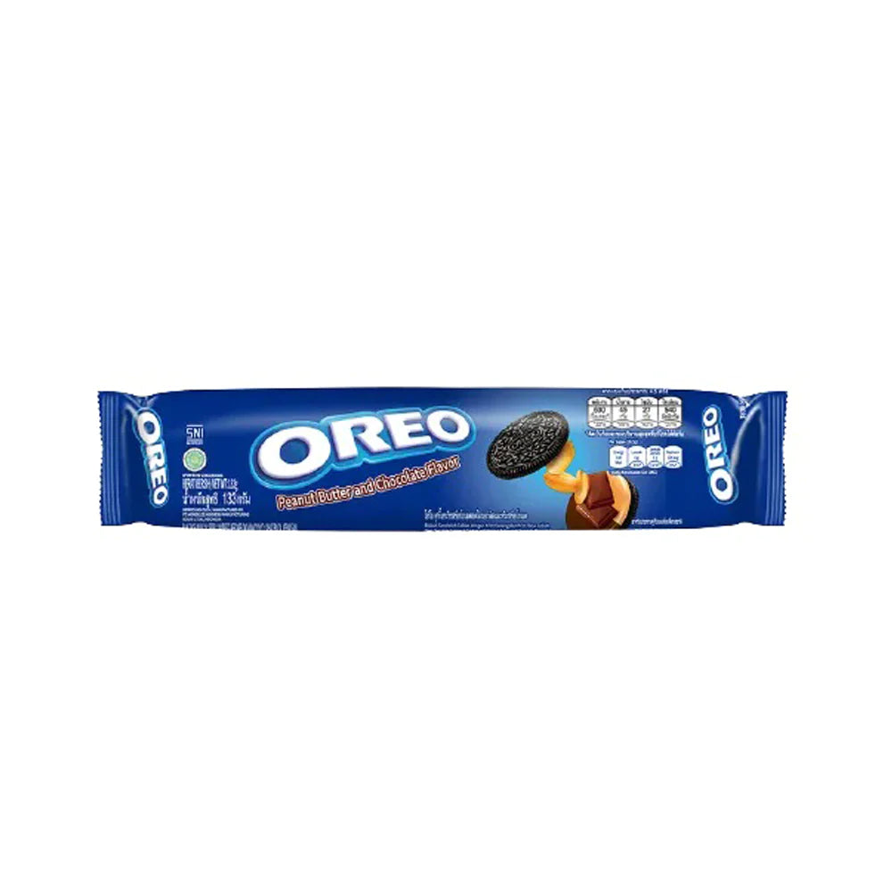 Oreo Biscuits Peanut Butter And Chocolate Flavour - 119.6g