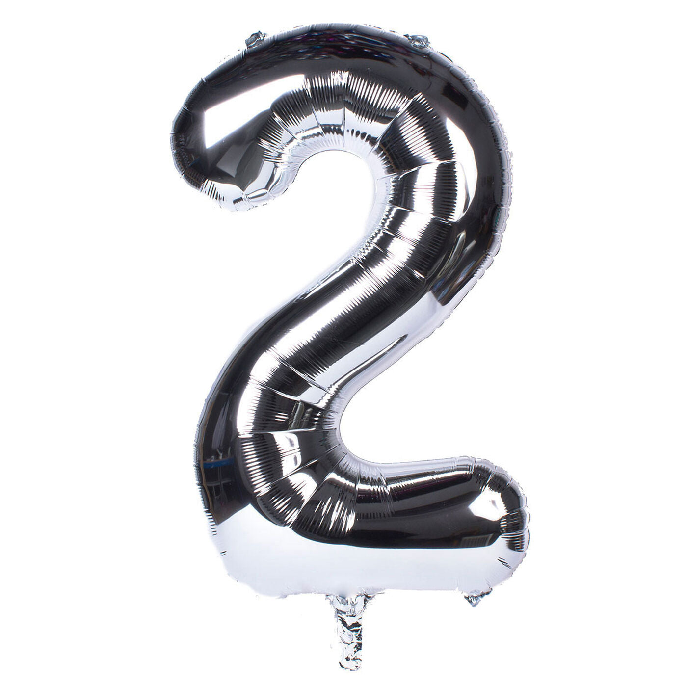 Silver Foil Balloon Number 2 - 25"/65cm