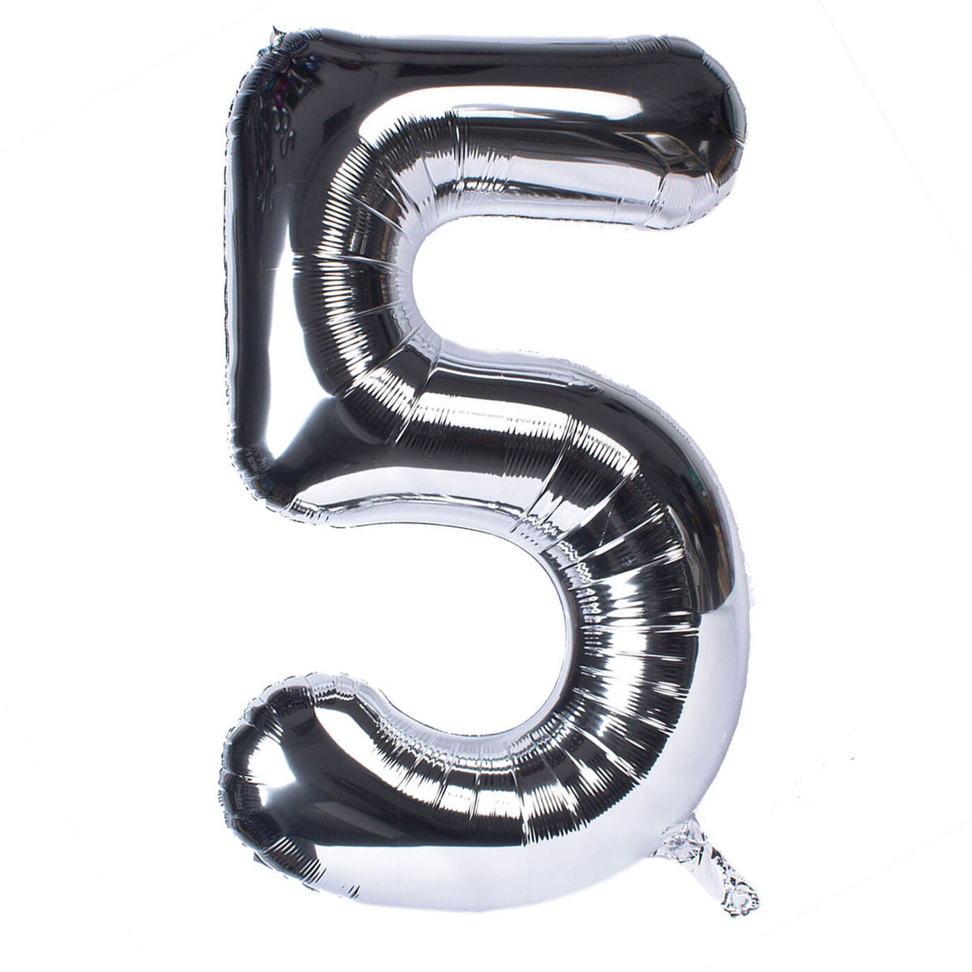 Silver Foil Balloon Number 5 - 25"/65cm