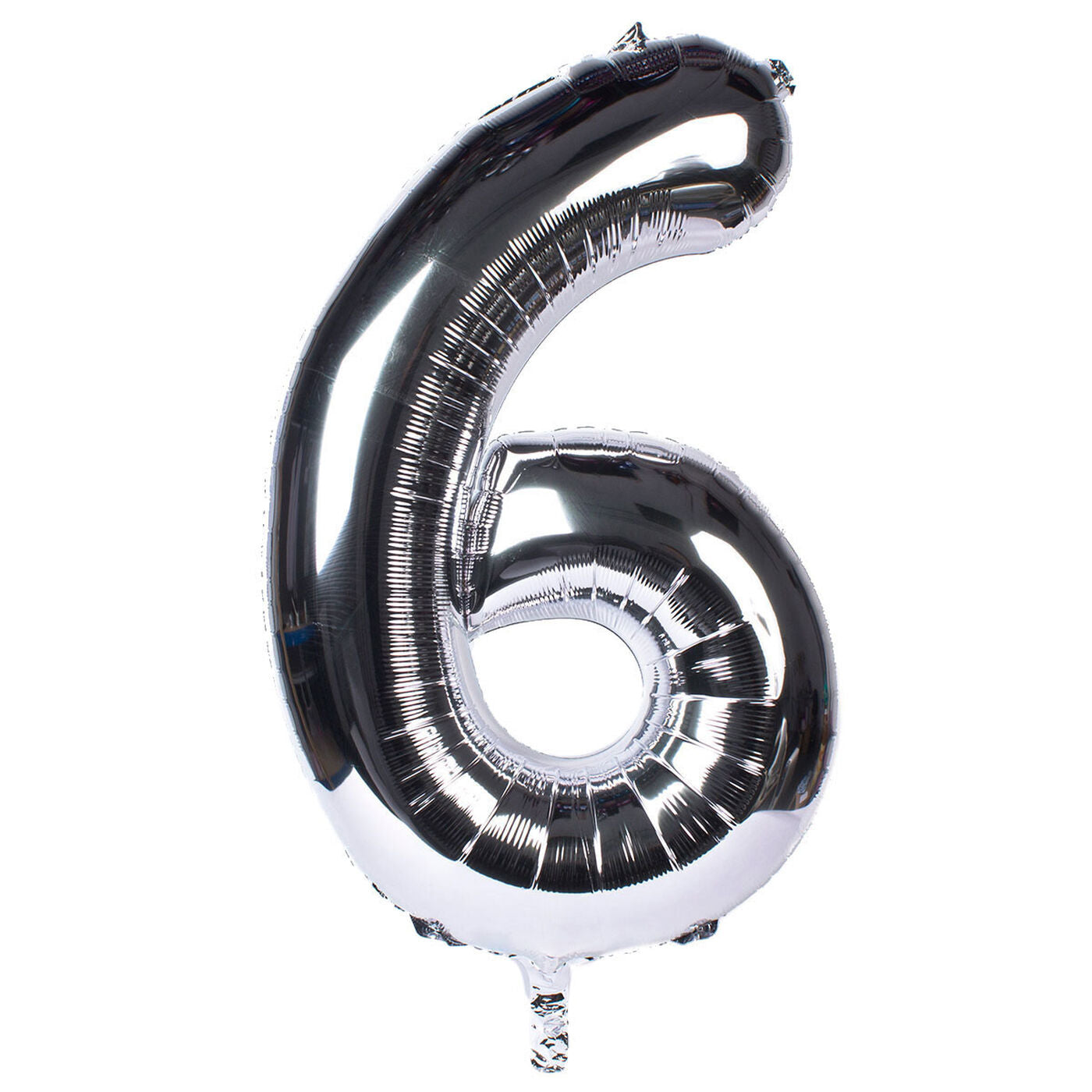Silver Foil Balloon Number 6 - 25"/65cm