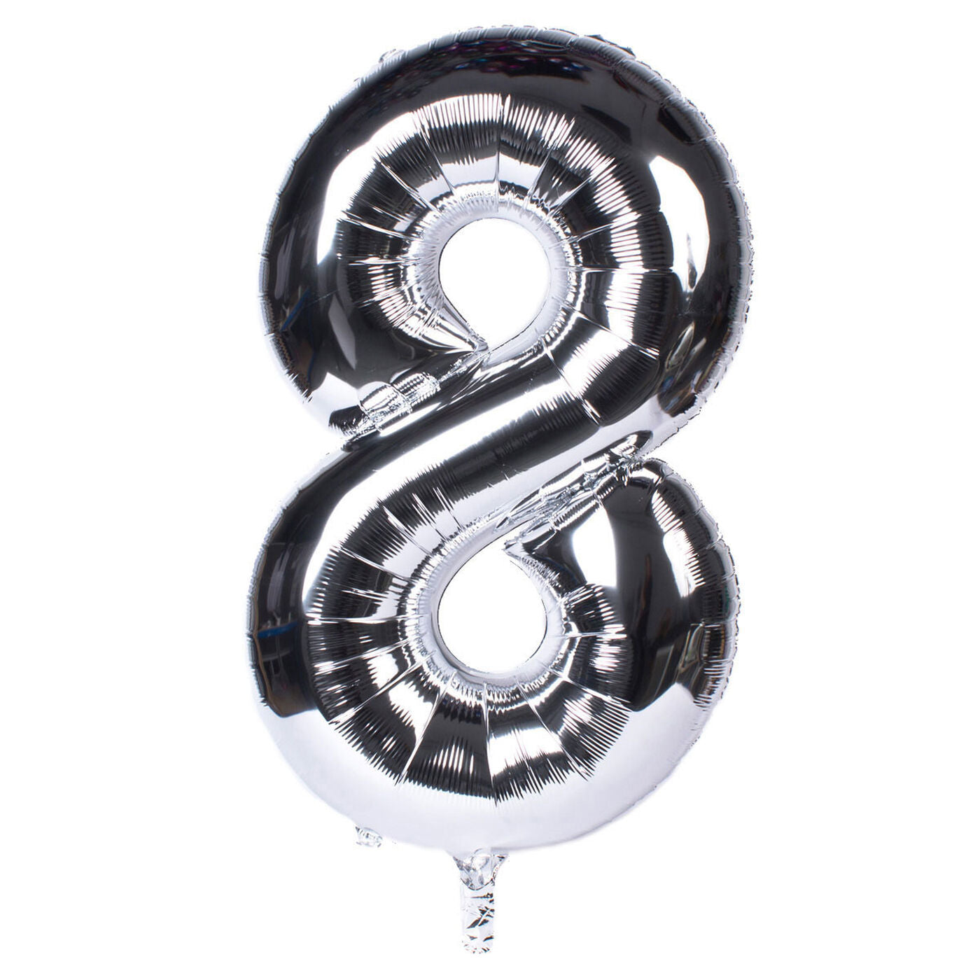 Silver Foil Balloon Number 8 - 25"/65cm