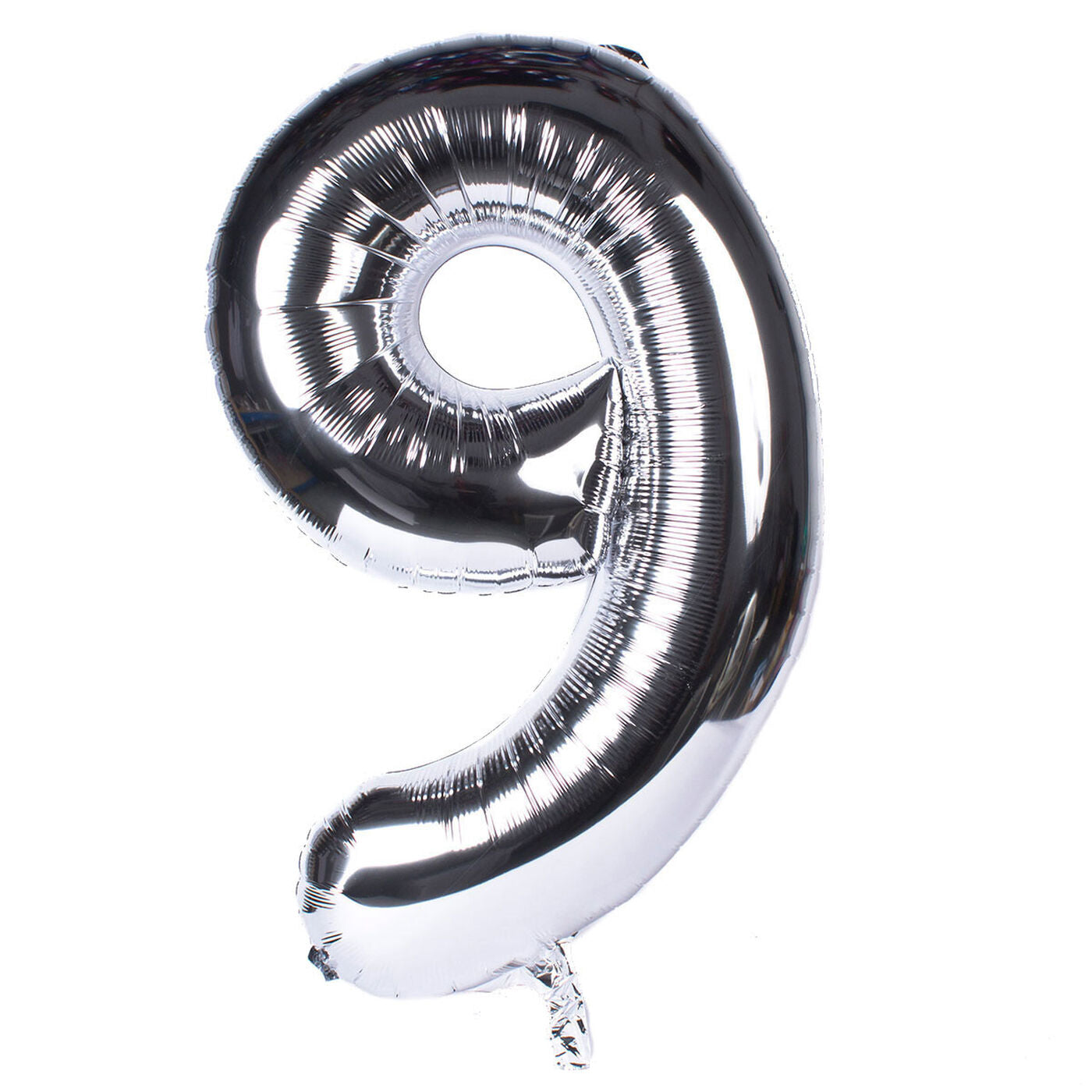 Silver Foil Balloon Number 9 - 25"/65cm