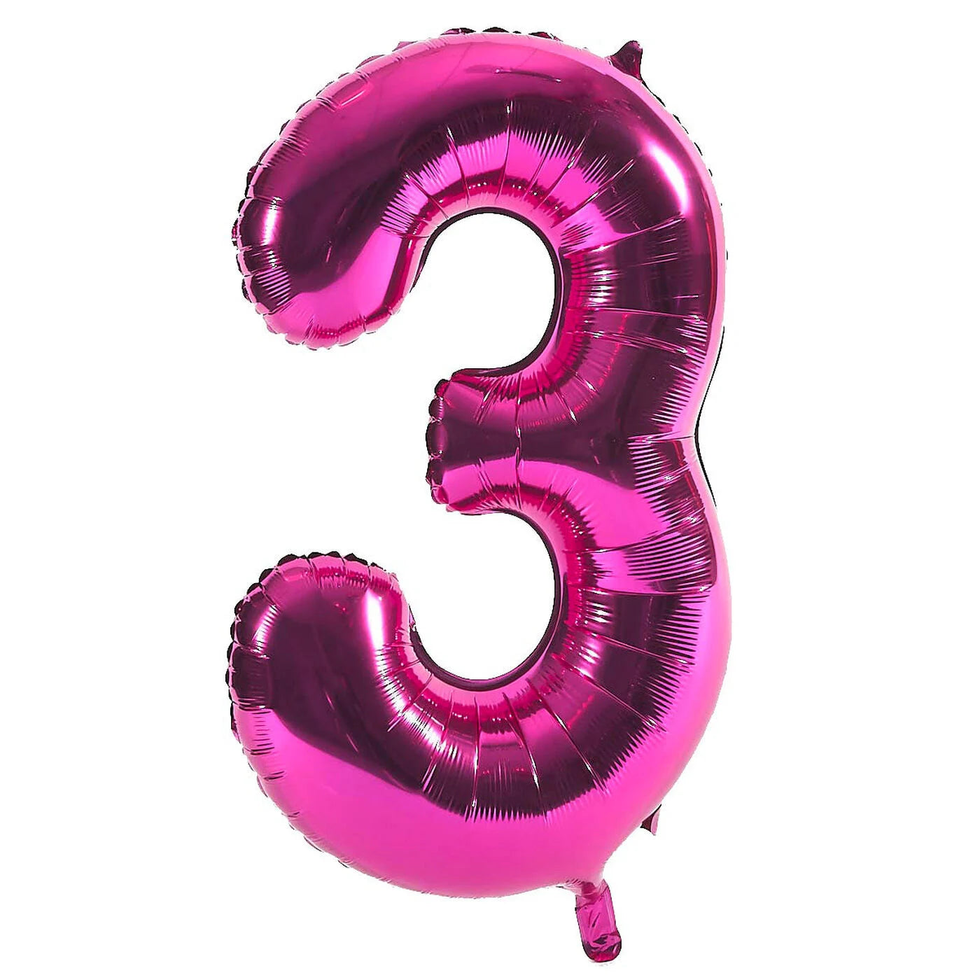 Pink Foil Helium Balloon Number 3 - 34"/ 86.3cm