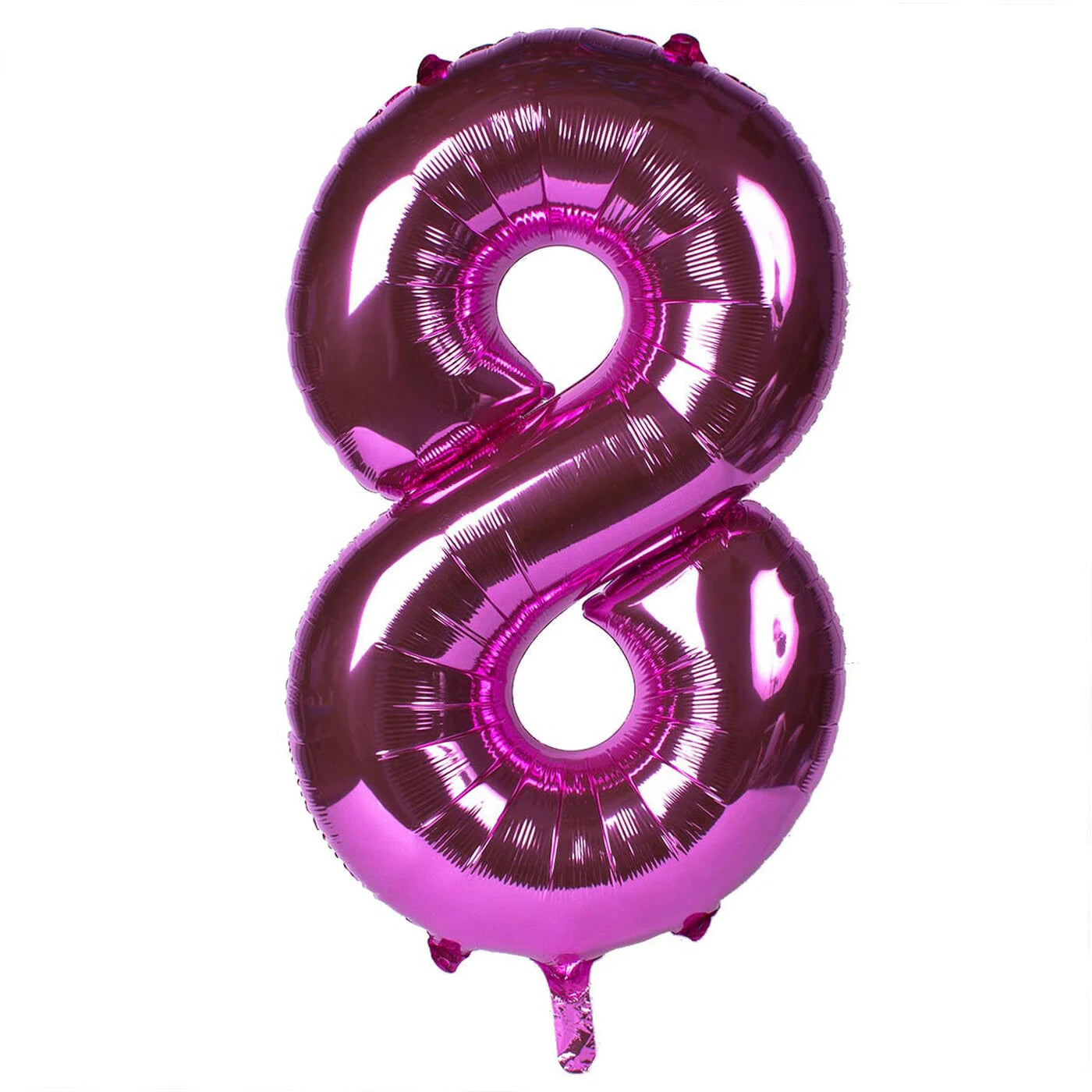 Pink Foil Helium Balloon Number 8 - 34"/ 86.3cm