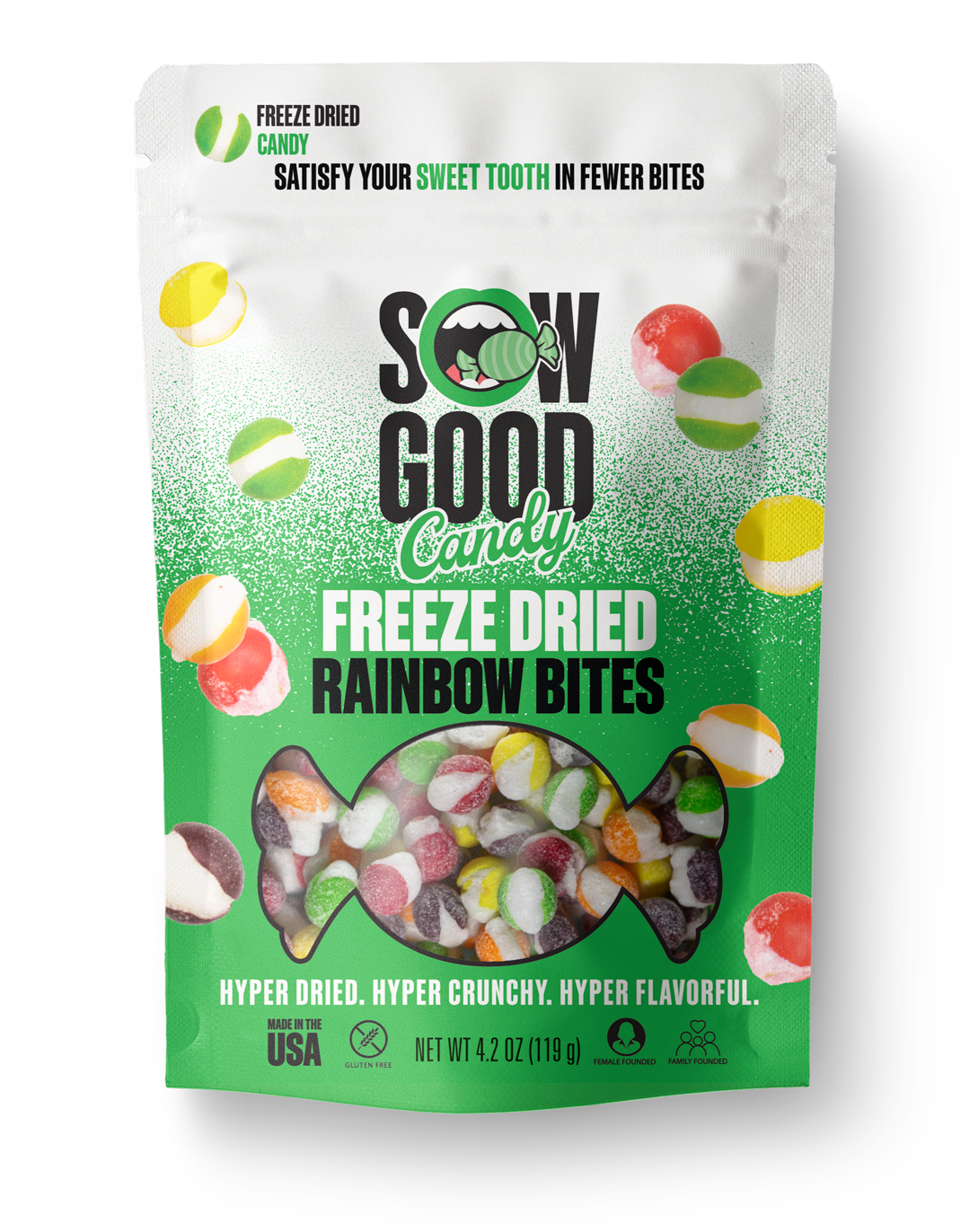 Sow Good Freeze Dried Rainbow Bites - 119g