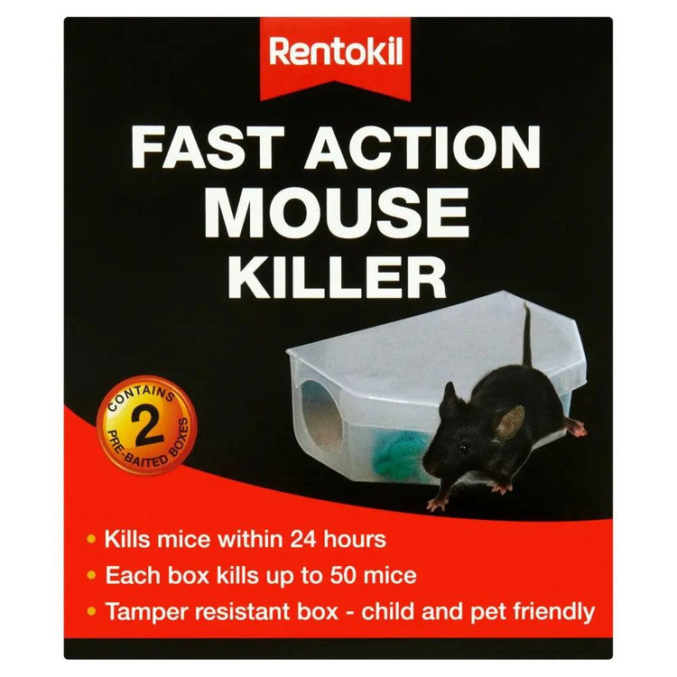 Rentokil Fast Action Mouse Killer - Pack of 2 - Greens Essentials